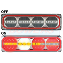 LED Autolamps 385FWARM Rear Combination Light/Lamp With Dynamic Indicator